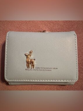 Elegant Blue and White Women's Wallet NWT